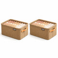 Pack de 2 cajas de tela para el armario