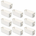 Set de 10 cajas organizadoras blancas
